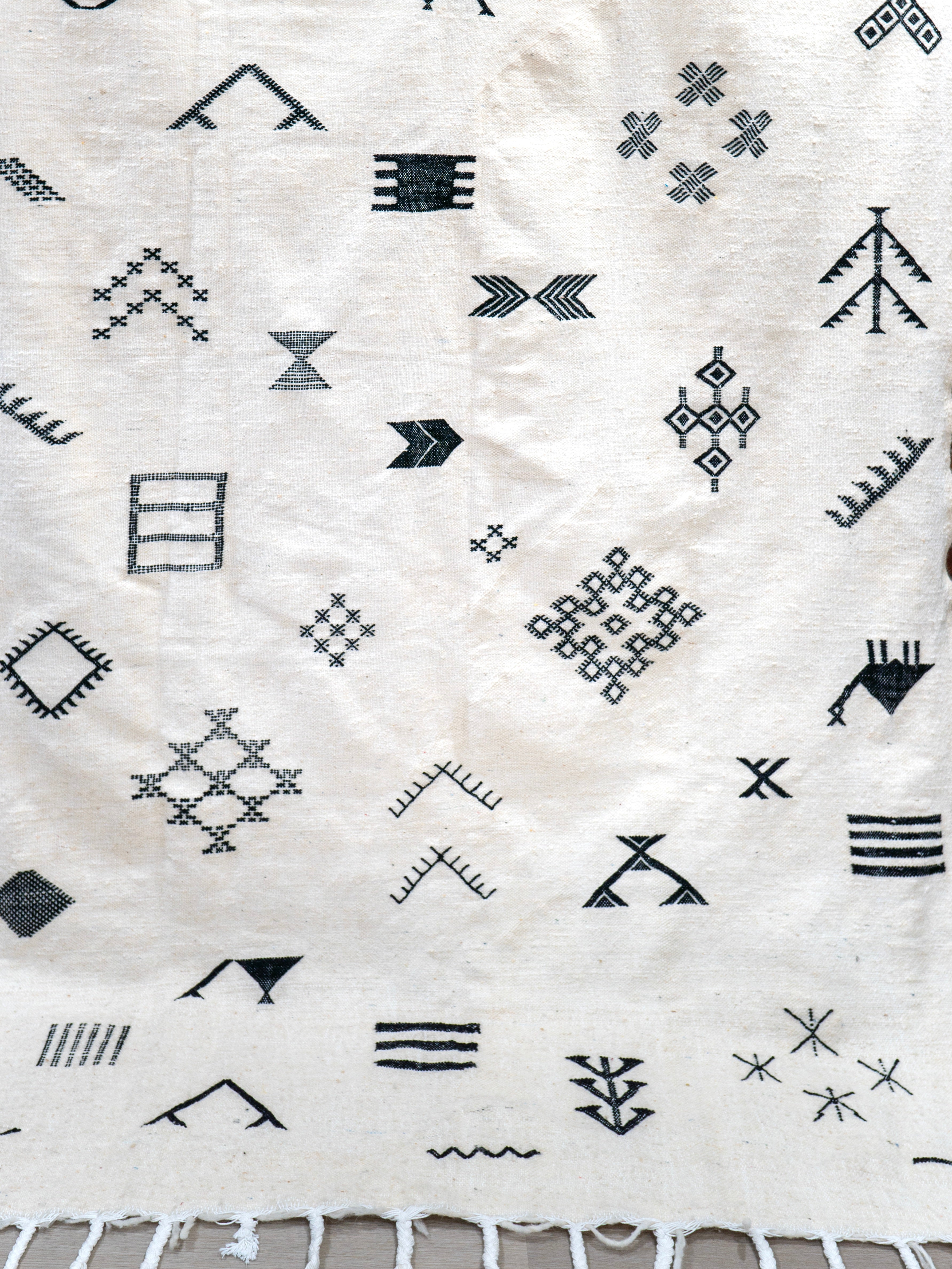 Berber Flatweave Wool Rug